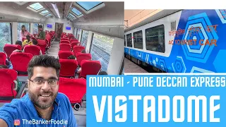 Vistadome Coach | Deccan Express | Mumbai to Lonavala by train | Train Journey | The Banker Foodie