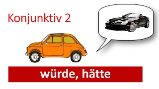 Wäre, würde, hätte.Часть 2, Konjunktiv 2,  немецкий для начинающих конъюнктив 2, Deutsch mit Helene