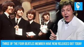 Three of the four Beatles member have new releases out today.