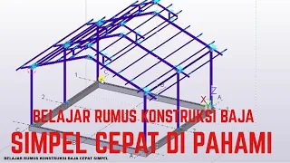 Belajar rumus konstruksi baja untuk pemula 1