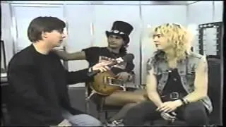 Slash & Duff Mckagan Interview 1991 Rock in Rio II