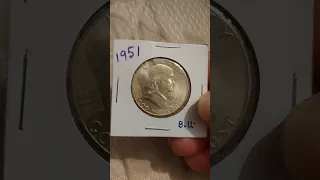 1951 Franklin Half Dollar BU 90% Silver 10% Copper 🇺🇲🗽🇺🇸