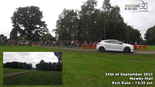 Sportscars in the park - 2023 Autumn at Newby Hall - Exit video