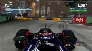 F1 2013, Career 100%, season 5, part 89, Singapore, Red Bull