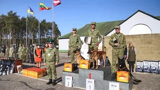 Кинологи Пинского погранотряда стали лучшими на международных соревнованиях