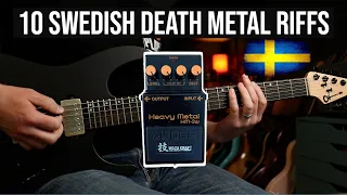 10 Swedish Death Metal Riffs! | Boss HM-2 Waza Pedal Demo
