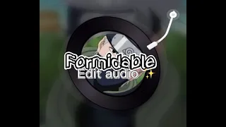 Formidable //édit audio ✨🥂❤️