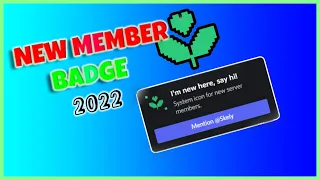 Custom Badges For New Server Members Discord | new member badge discord