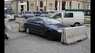 Menschen, die Rache an Falschparkern genommen haben