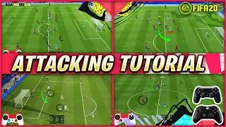 FIFA 20 ATTACKING TUTORIAL - 4 SIMPLE TECHNIQUES TO SCORE AGAINST ANY DEFENCE!!! TIPS & TRICKS