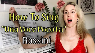 How To Sing Una Voce Poco Fa from Il Barbiere Di Siviglia Rossini | How To Sing Coloratura Tutorial