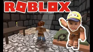 ПРИКЛЮЧЕНИЕ в ЗАМКЕ Побег от РЫЦАРЕЙ в ROBLOX новые серии игр  से बच 성 탈출 قلعة الهروب