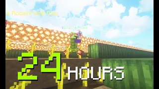 I Spent 24 HOURS Farming Melons | Hypixel Skyblock