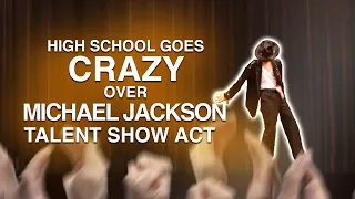 High school goes CRAZY over Michael Jackson talent show act 2011