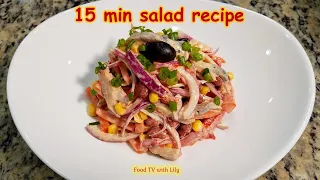 Rainbow Herring salad 🐟🐟 Салат з оселедцем "Веселка"