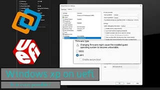 Windows XP on UEFI