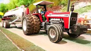 TRACTOR AT WORK on the Corleone Farm