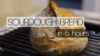 Easy Sourdough Bread Recipe using a stand mixer | Same day sourdough bread