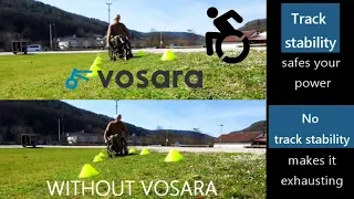 Benefits of Vosara wheelchair attachment steering braking frontwheel