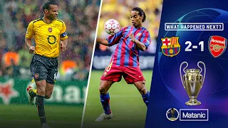Barcelona 2-1 Arsenal | UCL 2006 Final | Ronaldinho, Henry, Eto'o, Iniesta, Deco..!🔥#time_machine