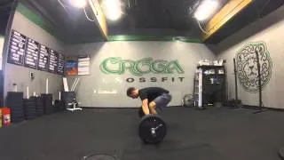 Power Snatch x1 + Overhead Squat x3 - Set 1 @ 185 lbs