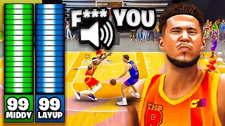 REC RANDOMS Are the BIGGEST HATERS on MY 99 LAYUP & 99 MIDDY DEVIN BOOKER BUILD in NBA2K24