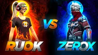 Ruok FF🖥️ Vs Zerox FF 📱| Friendly Fight 💗