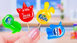 Coca Cola Pepsi Fanta Sprite Animal Jelly 🌈 How To Make Mini Jelly 🍡 Honey Jelly Dessert Recipes