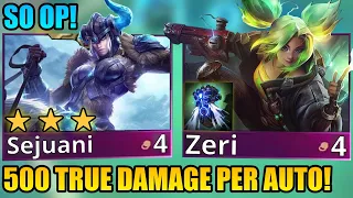 *NEW* FRELJORD ZERI COMP IS BROKEN ft. Sejuani 3-STAR!!! | Teamfight Tactics Set 9 Ranked