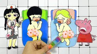 Paper Diy Craft Pop the Pimples | Paper Diy - Baby Enid and Baby Wednesday | Pimple Paper Crafters