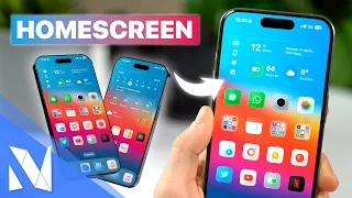 iOS Homescreen Setup - visionOS Style Icons & Widgets für iOS 17! | Nils-Hendrik Welk