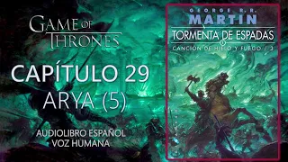 ⛈️TORMENTA DE ESPADAS ⚔ | CAPÍTULO 29 - ARYA (5) |CANCIÓN DE HIELO Y FUEGO 3(Audiolibro español)