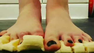 Cute toe amputee girl