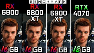 RX 6800 vs RT 6800 XT vs RX 6900 XT vs RTX 4070 // Test in 10 Games // 2K - 1440p // Benchmark