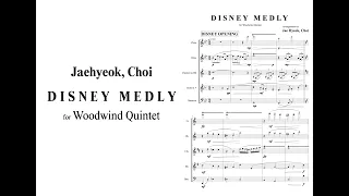 Disney Medly for Woodwind Quintet / Arr. Jaehyeok, Choi / Staffpad