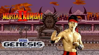 Mortal Kombat II (Sega Genesis) - Liu Kang Playthrough [HD] | RetroGameUp