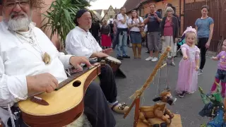 Duo Dulcimus Historischer Markt Großbottwar 2016 Dulcimer und Djembe