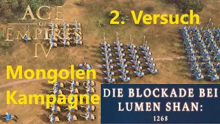 Mongolen Kampagne | Age of Empires 4 | #8.2 Blockade bei Lumen Shan | Mongol. Reich [Schwer/Deutsch]