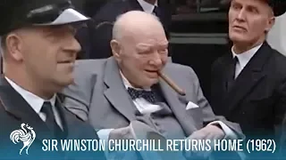 Sir Winston Churchill Returns Home from Hospital (1955) | British Pathé