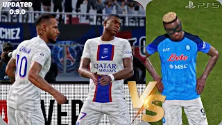 eFootball 2023_update v 0.9.1-(Paris Saint Germain vs SSC Napoli)ps5 gameplay 4k