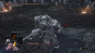 Champion Gundyr Parry Only no Weapon Kill