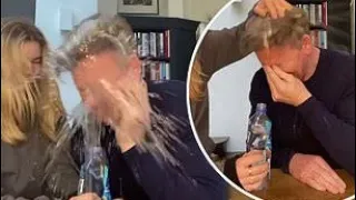 Gordon Ramsay gets pranked and egged by his daughter Tilly | Gordon Ramsay egg on head prank