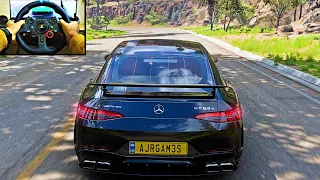 Mercedes-Benz AMG GT 4-Door Coupe ​- Forza Horizon 5 | Logitech g29 (Steering Wheel) Gameplay