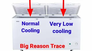 Deep freezer slow cooling problem solve