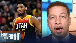 The Jazz change their tune, now taking calls for Donovan Mitchell | NBA | FIRST THINGS FIRST