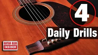 4 Guitar Drills You Should Do Each Day