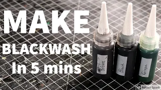 How to make simple blackwash (in 5 mins)