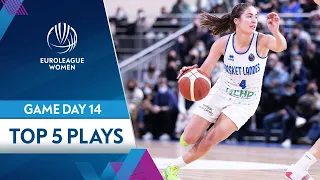 Top 5 Plays | Week 14 | EuroLeague Women 2021-22