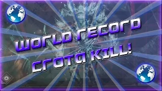 Destiny- 53 second Crota kill, 1 sword !!!!