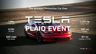 Tesla Model S Plaid Event in 9 minutes